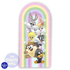 Looney Tunes - Funda para mampara de punta redonda o rectangular Mampara de punta redonda