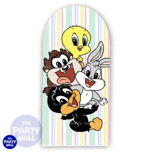 Looney Tunes - Funda para mampara de punta redonda o rectangular Mampara de punta redonda