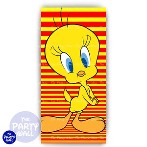 Looney Tunes - Funda para mampara de punta redonda o rectangular Mampara de punta redonda