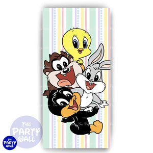 Looney Tunes - Funda para mampara de punta redonda o rectangular Mampara de punta redonda