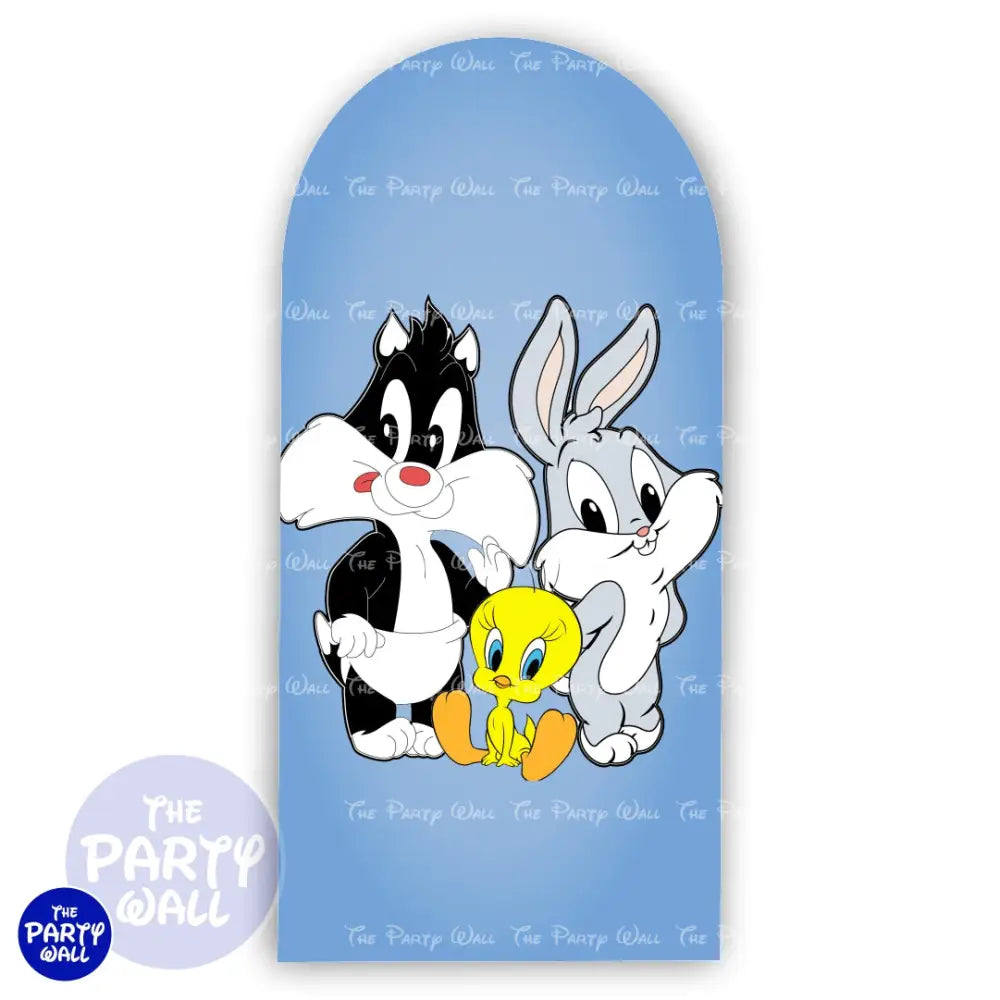 Looney Tunes - Funda para mampara de punta redonda o rectangular Mampara de punta redonda