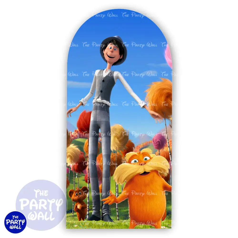 Lorax - Funda para mampara de punta redonda o rectangular Mampara de punta redonda