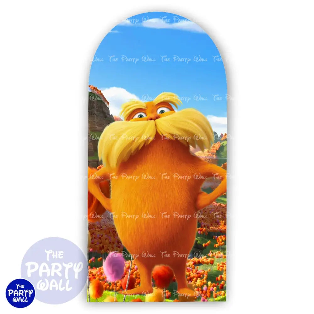 Lorax - Funda para mampara de punta redonda o rectangular Mampara de punta redonda
