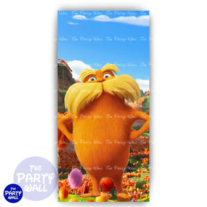 Lorax - Funda para mampara de punta redonda o rectangular Mampara de punta redonda