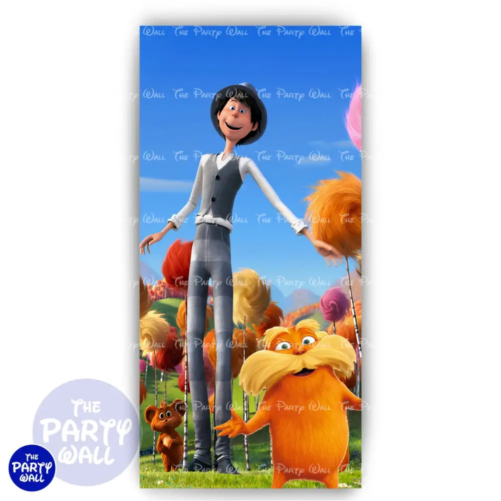 Lorax - Funda para mampara de punta redonda o rectangular Mampara de punta redonda