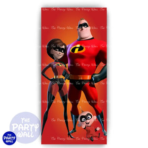 Los Increíbles - Funda para mampara de punta redonda o rectangular Mampara de punta redonda