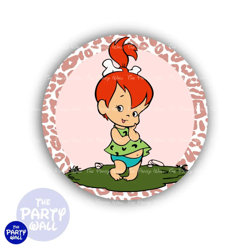 Los Picapiedra - Funda para mampara circular Circular