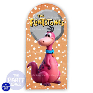 Los Picapiedra - Funda para mampara de punta redonda o rectangular Mampara de punta redonda