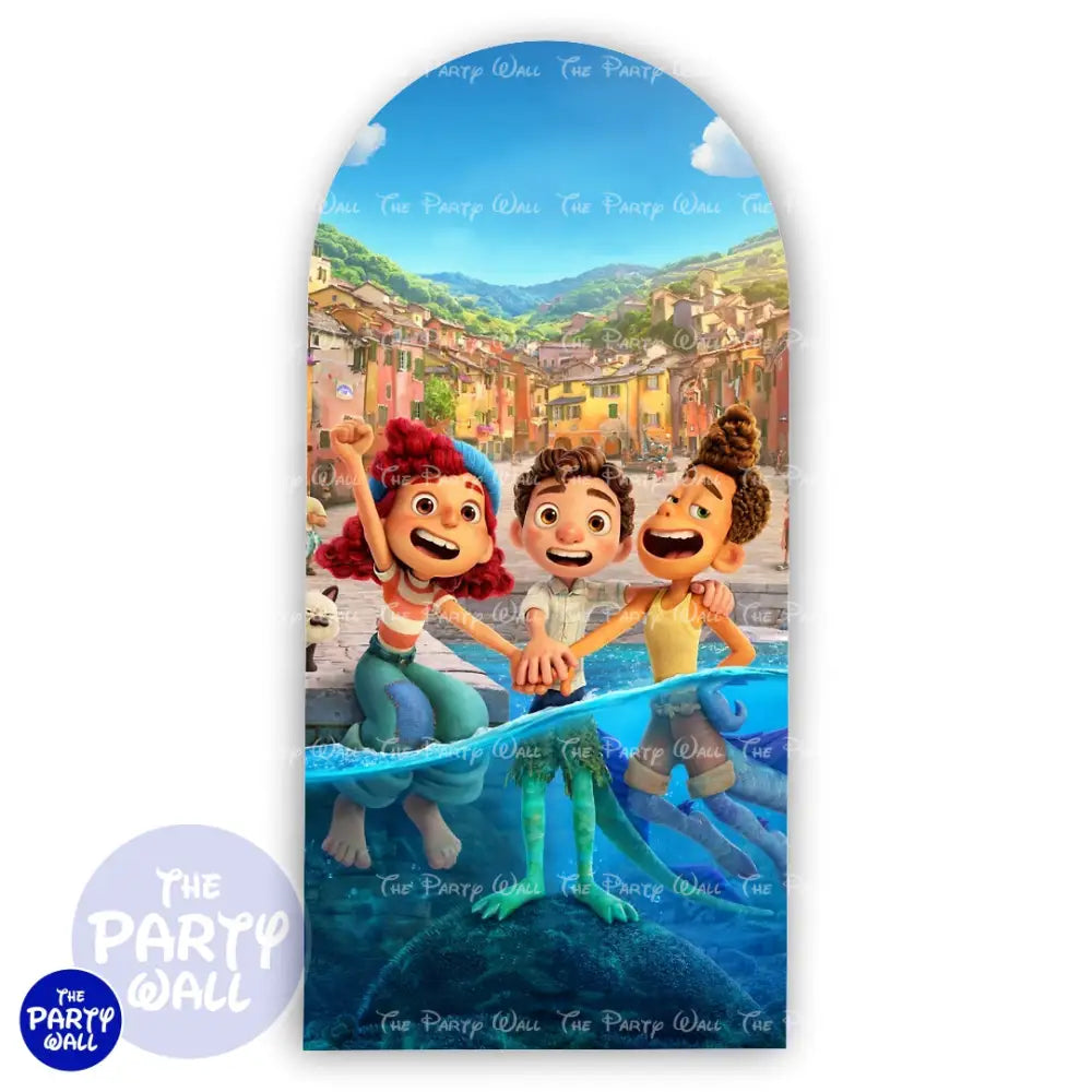 Luca - Funda para mampara de punta redonda o rectangular Mampara de punta redonda