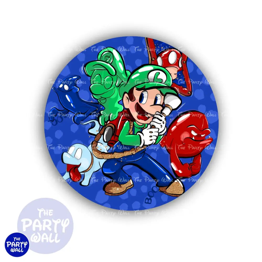 Luigi´s Mansion - Funda para mampara circular Circular