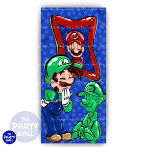 Luigi´s Mansion - Funda para mampara de punta redonda o rectangular Mampara de punta redonda