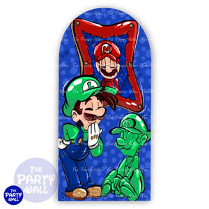 Luigi´s Mansion - Funda para mampara de punta redonda o rectangular Mampara de punta redonda