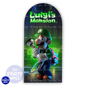 Luigi´s Mansion - Funda para mampara de punta redonda o rectangular Mampara de punta redonda