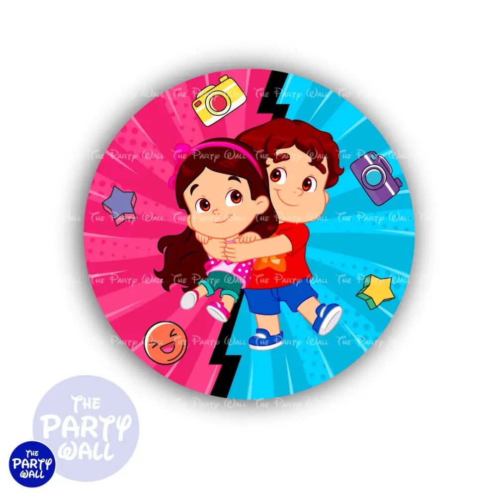 María Clara Y JP Funda para mampara circular Circular