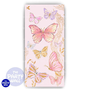 Mariposas - Funda para mampara de punta redonda o rectangular Mampara de punta redonda