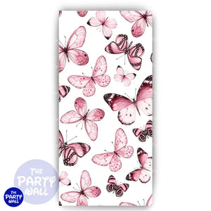 Mariposas - Funda para mampara de punta redonda o rectangular Mampara de punta redonda