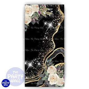 Mariposas - Funda para mampara de punta redonda o rectangular Mampara de punta redonda