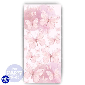 Mariposas - Funda para mampara de punta redonda o rectangular Mampara de punta redonda