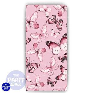 Mariposas - Funda para mampara de punta redonda o rectangular Mampara de punta redonda