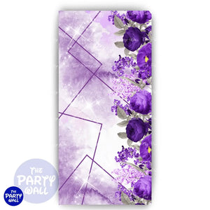 Mariposas - Funda para mampara de punta redonda o rectangular Mampara de punta redonda