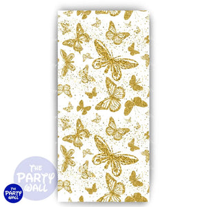 Mariposas - Funda para mampara de punta redonda o rectangular Mampara de punta redonda