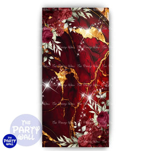 Mariposas - Funda para mampara de punta redonda o rectangular Mampara de punta redonda