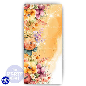 Mariposas - Funda para mampara de punta redonda o rectangular Mampara de punta redonda