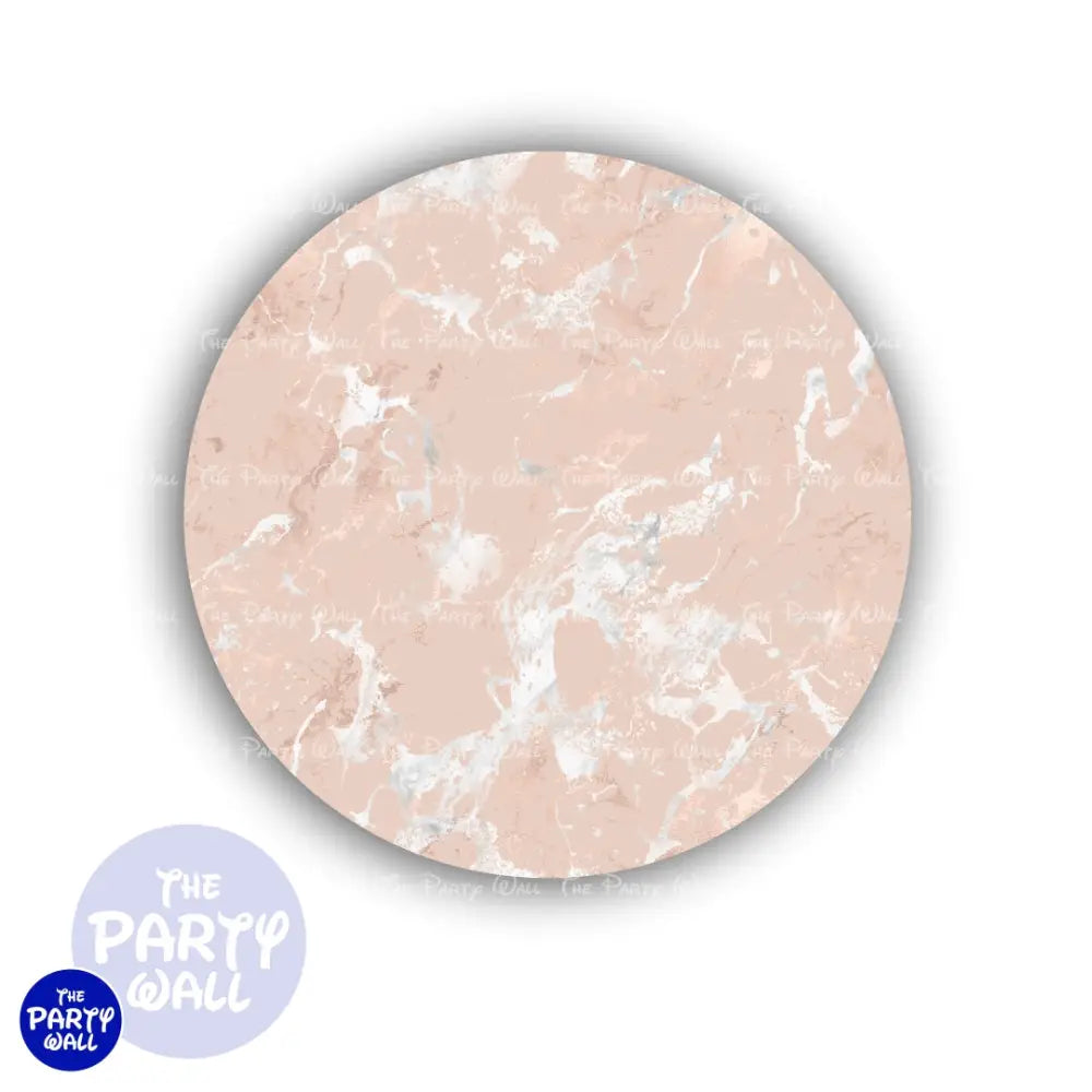 Mármol - Funda para mampara circular Circular