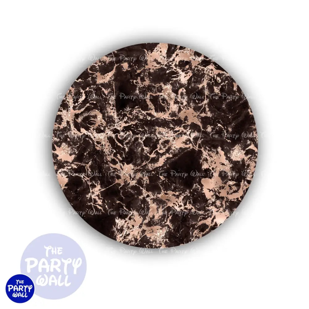 Mármol - Funda para mampara circular Circular