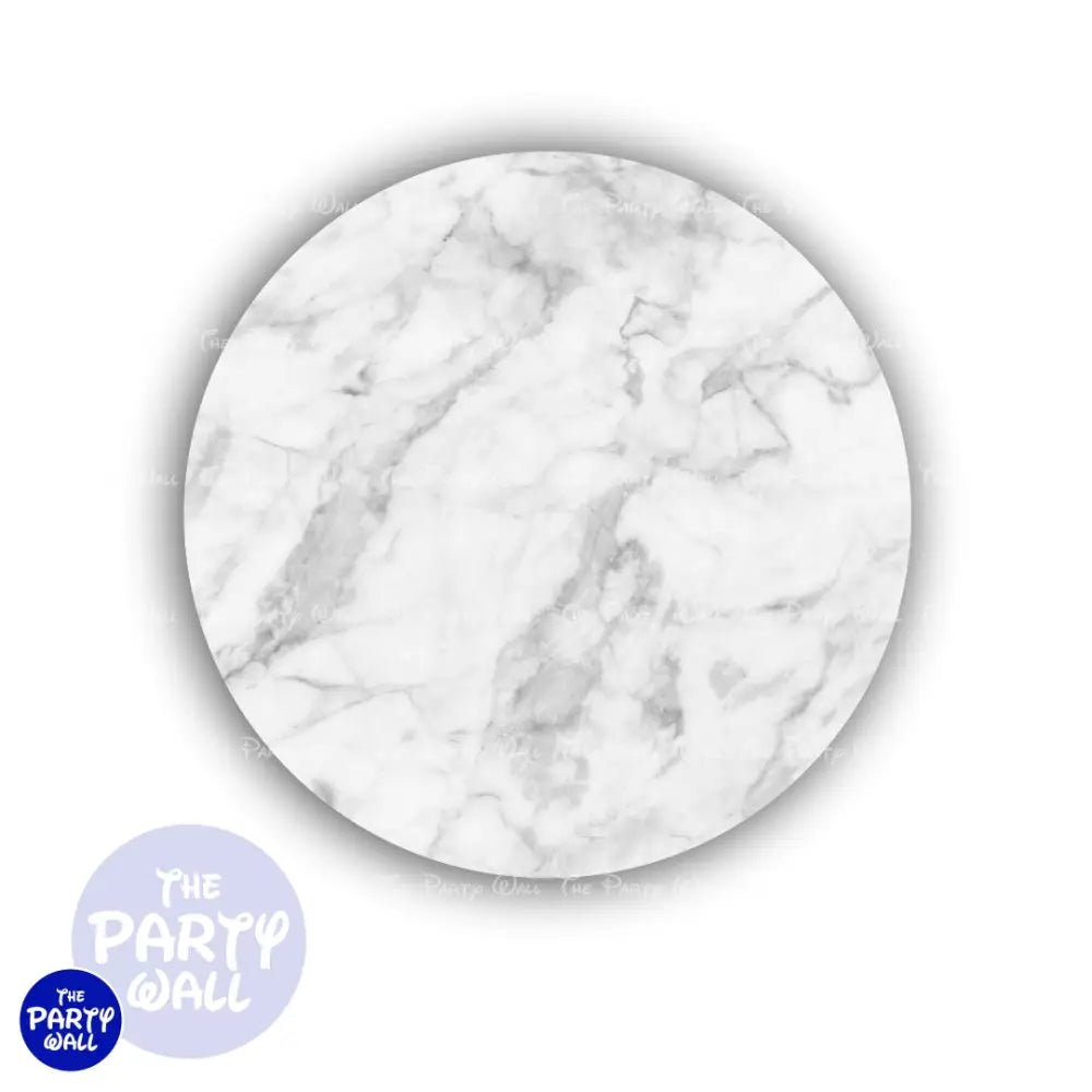 Mármol - Funda para mampara circular Circular