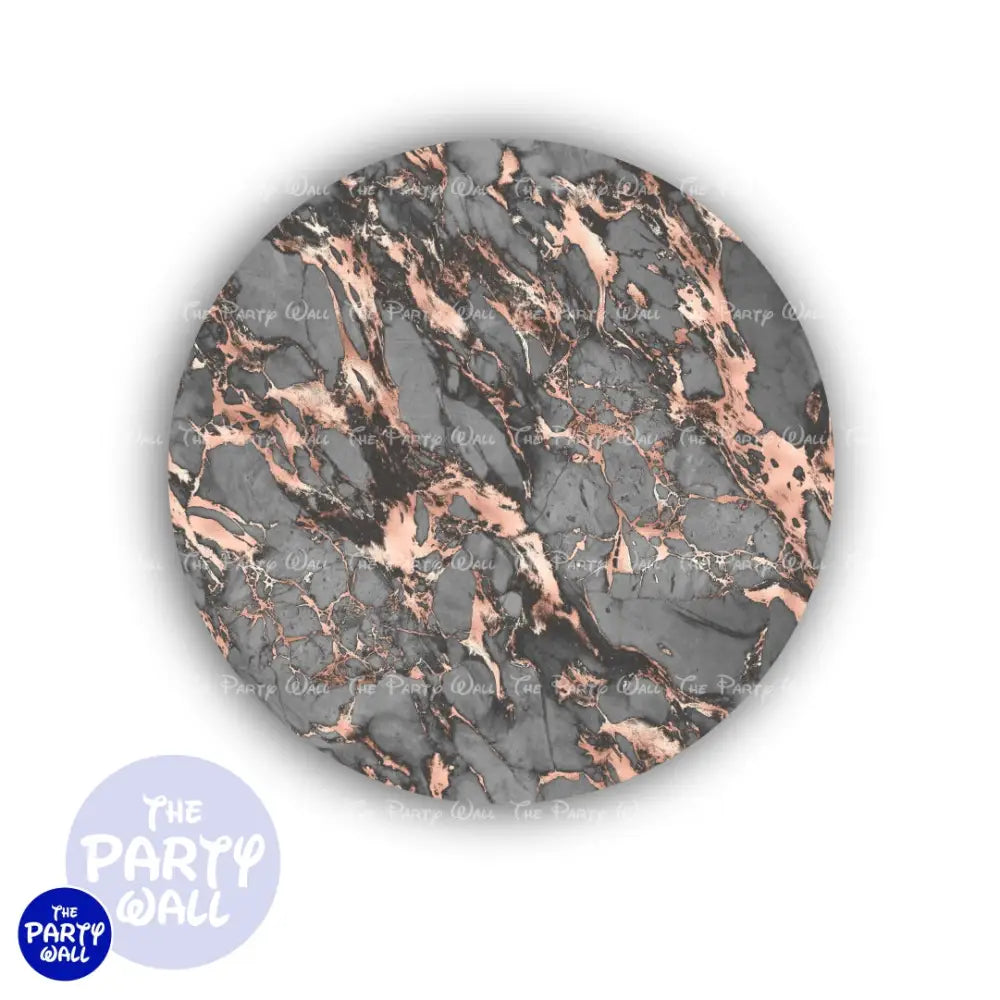 Mármol - Funda para mampara circular Circular