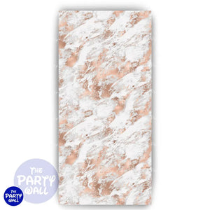 Mármol - Funda para mampara de punta redonda o rectangular Mampara de punta redonda