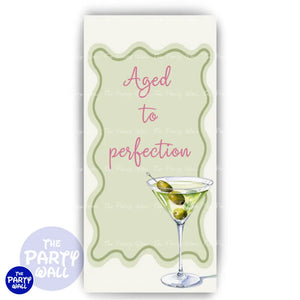 Martini - Funda para mampara de punta redonda o rectangular Mampara de punta redonda