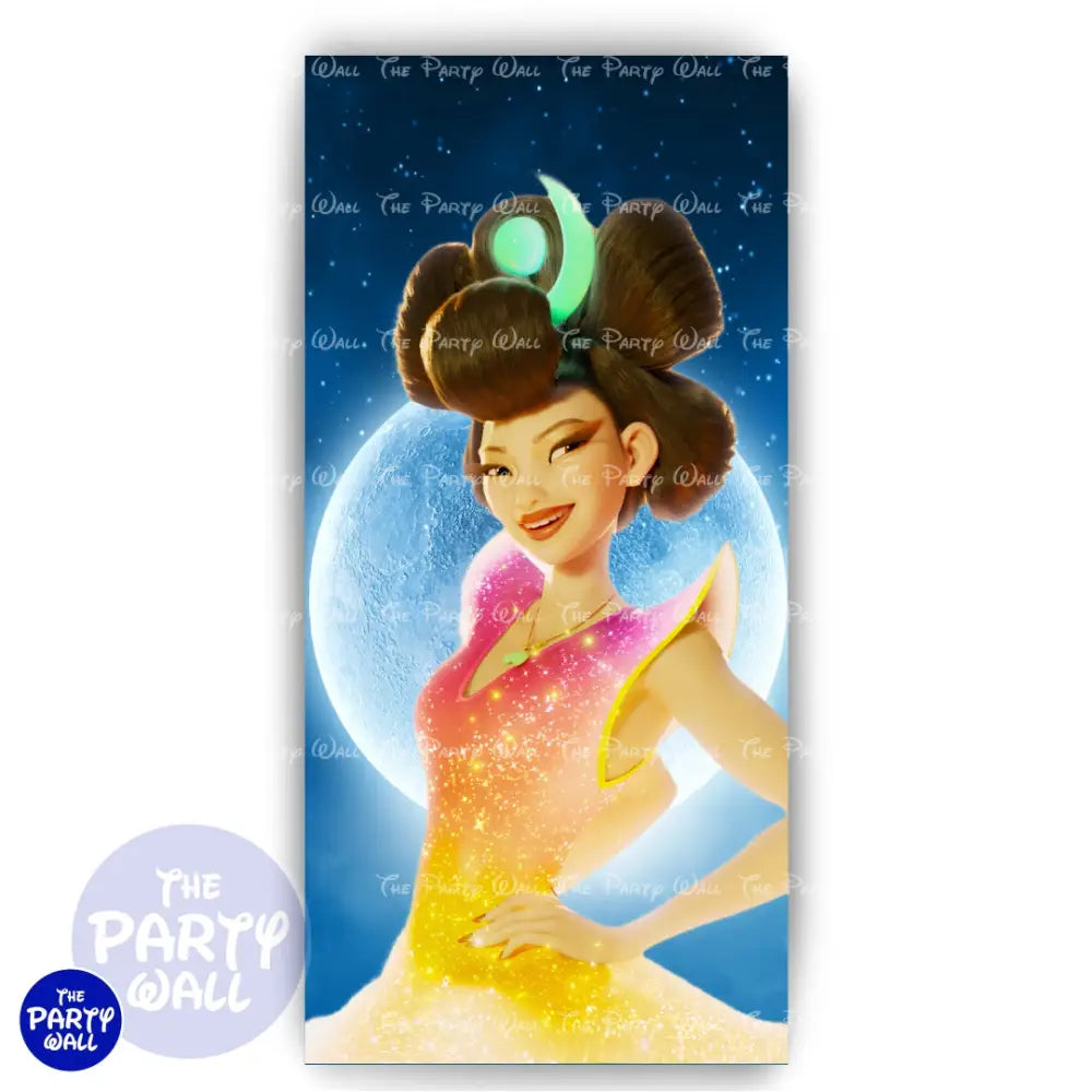 Mas Allá de la Luna - Funda para mampara de punta redonda o rectangular Mampara de punta redonda