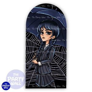 Merlina - Funda para mampara de punta redonda o rectangular Mampara de punta redonda