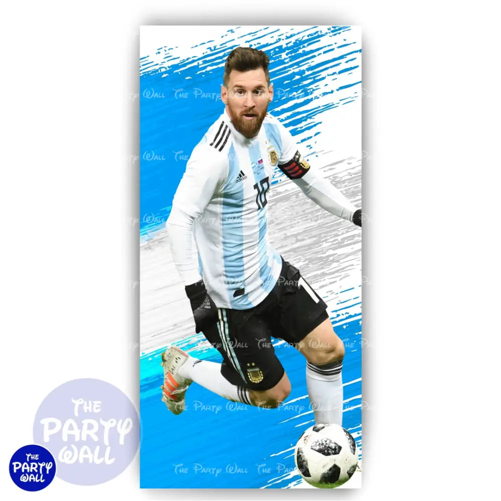 Messi - Funda para mampara de punta redonda o rectangular Mampara de punta redonda