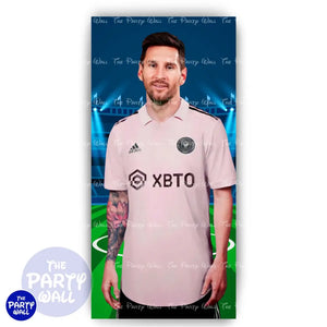 Messi - Funda para mampara de punta redonda o rectangular Mampara de punta redonda