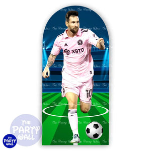 Messi - Funda para mampara de punta redonda o rectangular Mampara de punta redonda