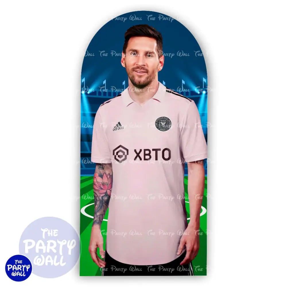 Messi - Funda para mampara de punta redonda o rectangular Mampara de punta redonda