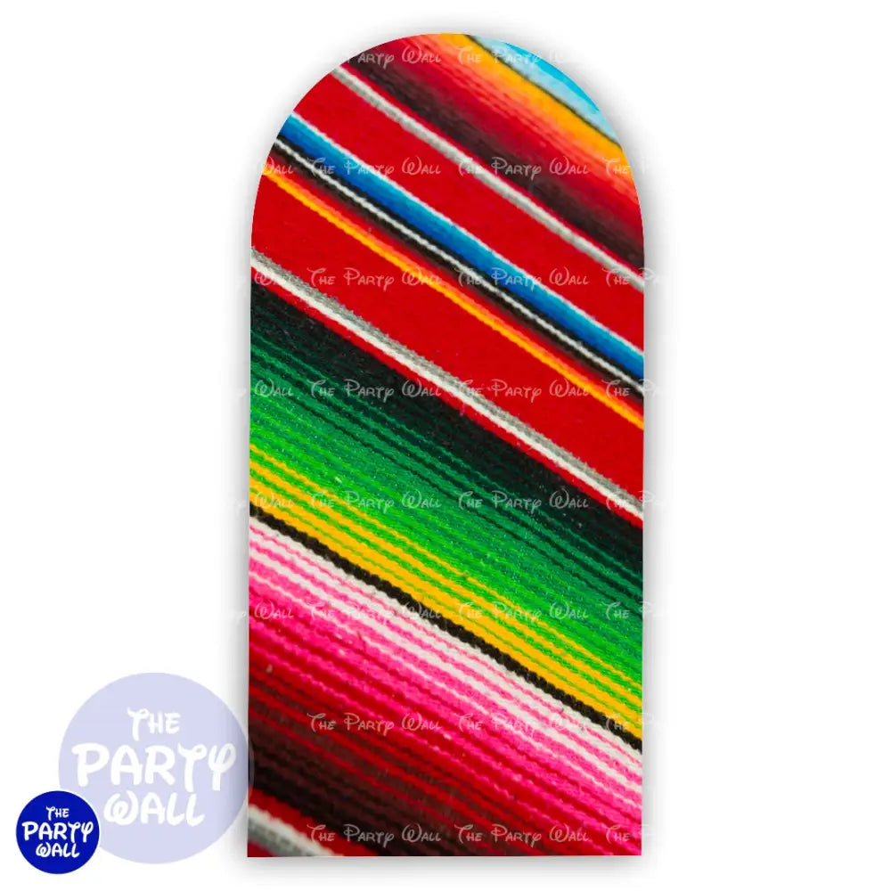 Mexicana - Funda para mampara de punta redonda o rectangular Mampara de punta redonda