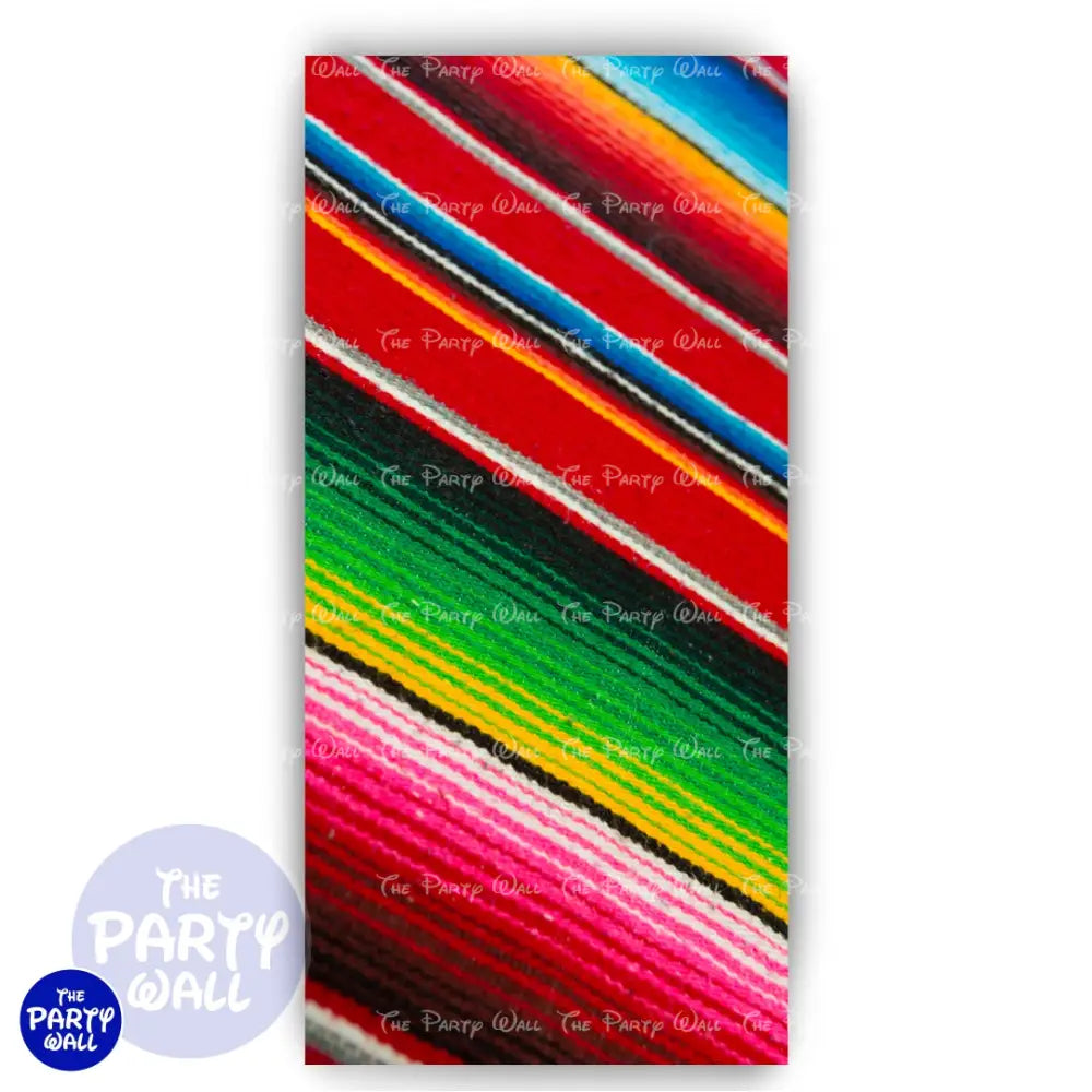 Mexicana - Funda para mampara de punta redonda o rectangular Mampara de punta redonda