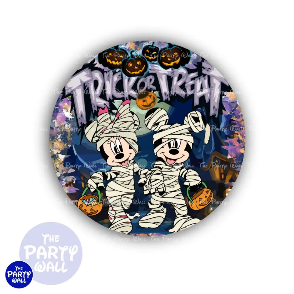 Mickey Halloween - Funda para mampara circular Circular