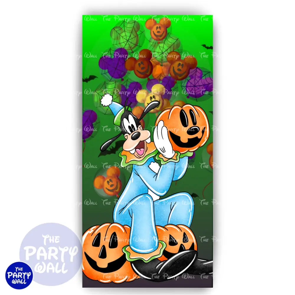 Mickey Halloween - Funda para mampara de punta redonda o rectangular Mampara de punta redonda