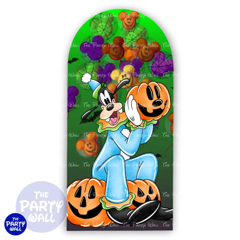 Mickey Halloween - Funda para mampara de punta redonda o rectangular Mampara de punta redonda