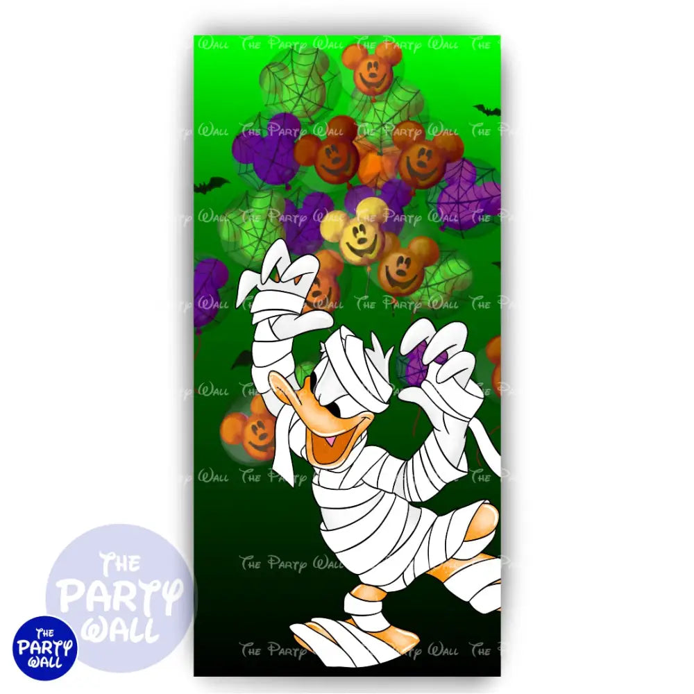 Mickey Halloween - Funda para mampara de punta redonda o rectangular Mampara de punta redonda