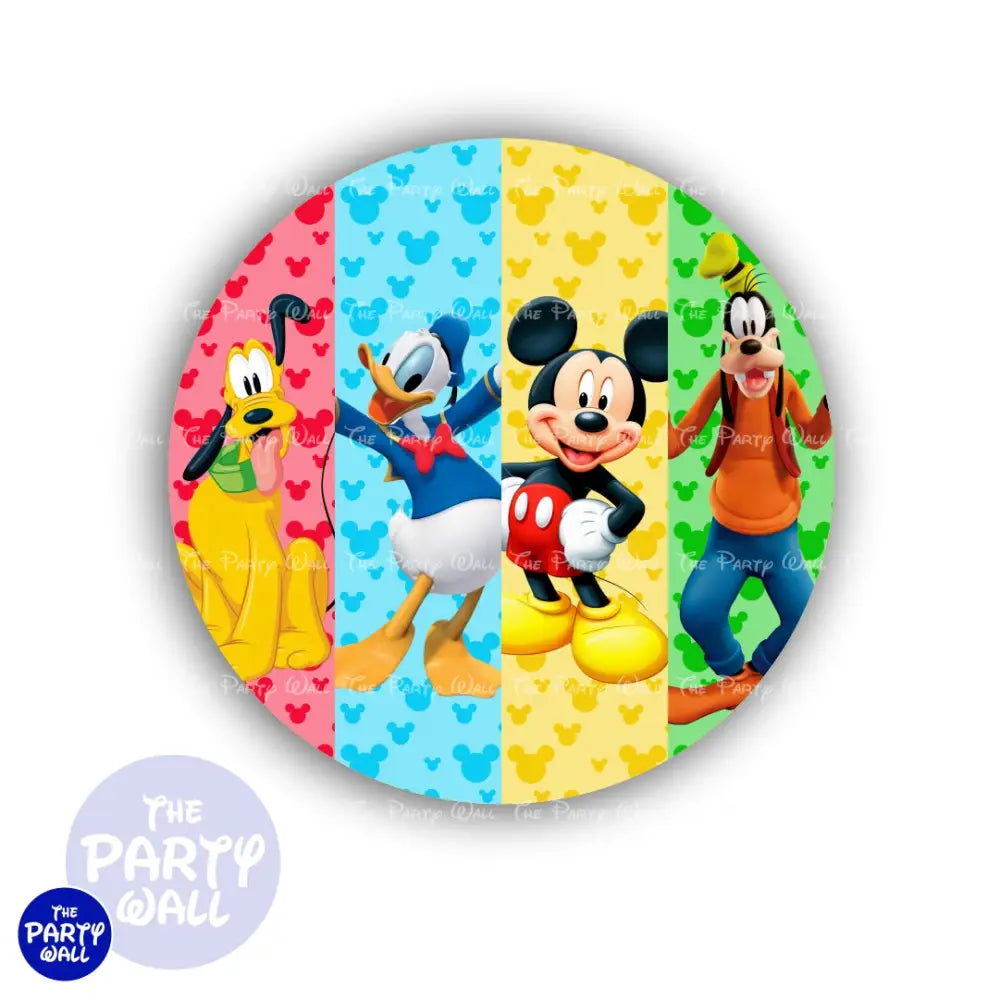 Mickey Mouse - Funda para mampara circular Circular