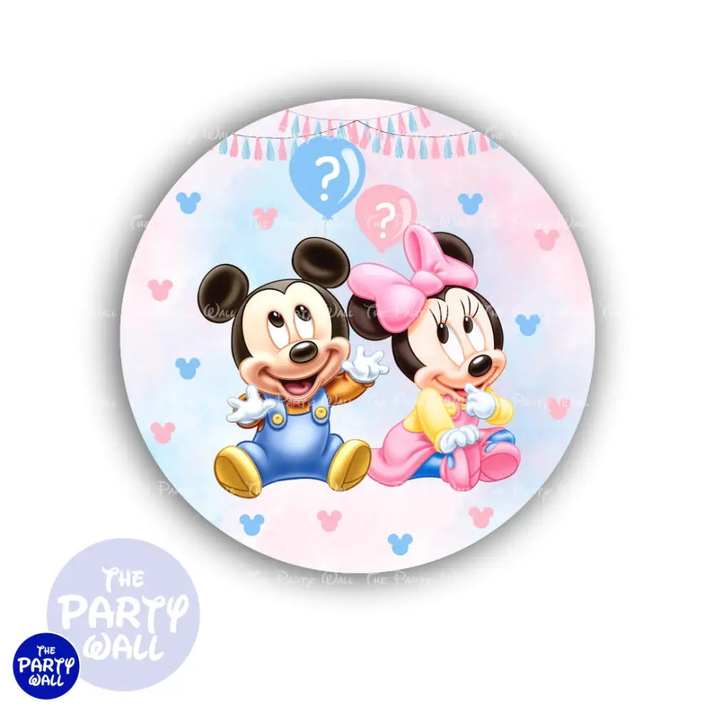 Mickey Mouse - Funda para mampara circular Circular