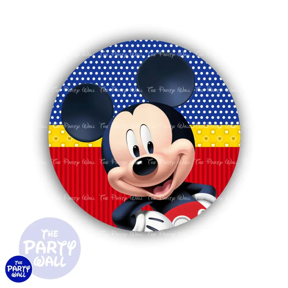 Mickey Mouse - Funda para mampara circular Circular