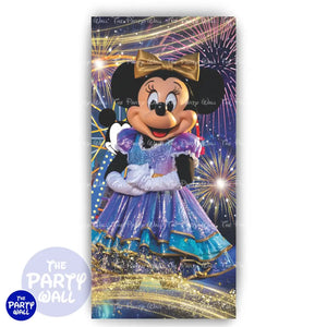 Mickey Mouse - Funda para mampara de punta redonda o rectangular Mampara de punta redonda