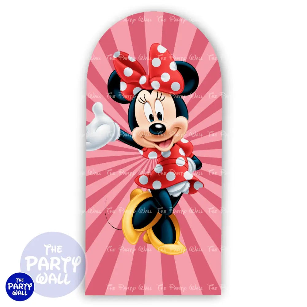 Mickey Mouse - Funda para mampara de punta redonda o rectangular Mampara de punta redonda